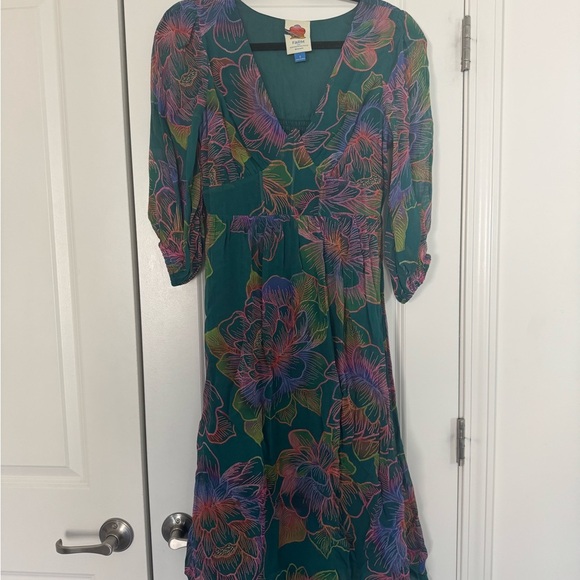 Farm Rio x Anthropologie Corset Dress Size Small - Picture 3 of 8